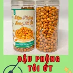 Chuyên sỉ đậu Phộng Rang Tỏi Ớt Thơm Ngon 500g - Hộp Pet