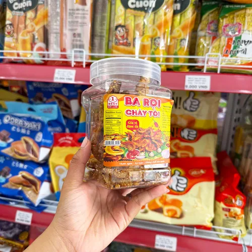 Ba Rọi Cháy Tỏi BEST SELLER đựng hũ 250gr