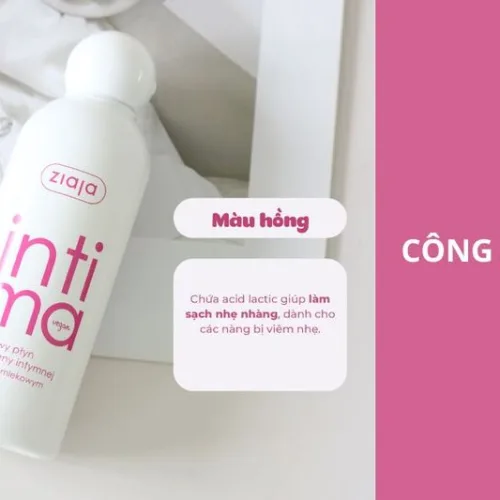 Nguồn hàng sỉ dung Dịch Vệ Sinh Phụ Nữ Ziaja Intimate 200ml Màu Hồng
