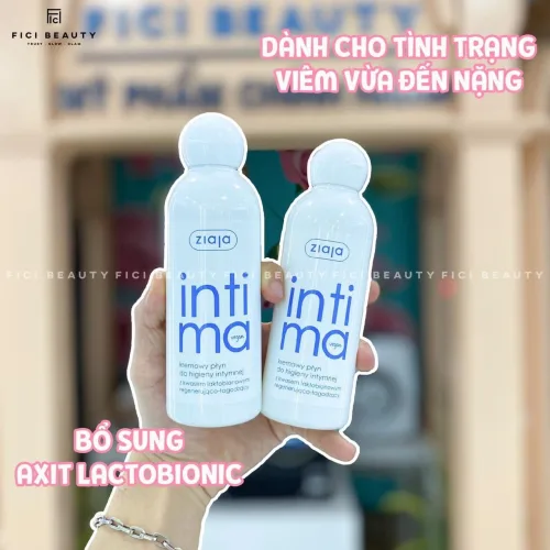 Dung dịch vệ sinh phụ nữ Ziaja Intimate xanh dương đậm 200ml