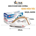 Bàn ủi khô Kim Cương công suất 1000W, kích thước 24x11x12cm