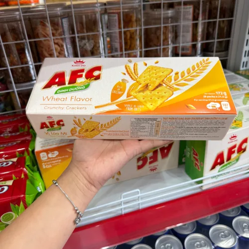 Bánh AFC Kinh Đô Dinh Dưỡng Vị Lúa Mì 172g, 8 Gói