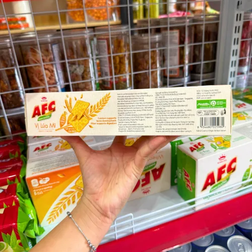 Bánh AFC Kinh Đô Dinh Dưỡng Vị Lúa Mì 172g, 8 Gói