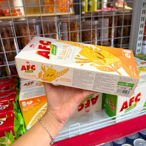 Bánh AFC Kinh Đô Dinh Dưỡng Vị Lúa Mì 172g, 8 Gói