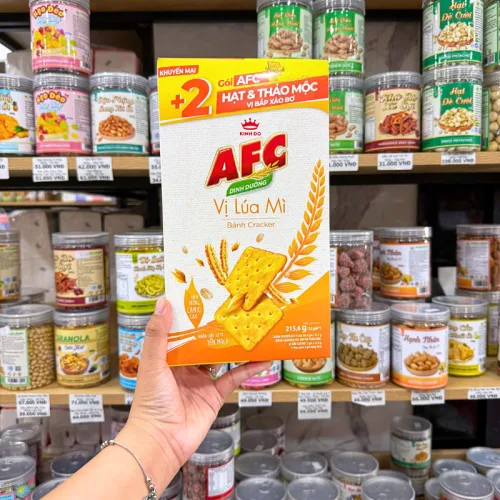 Nơi lấy sỉ bánh Afc Vị Lúa Mì - Bánh Kinh Đô Afc Dinh Dưỡng 215.6g (10 Gói) – một lựa chọn đáng tham khảo trong afc