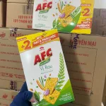 Bánh AFC 215,6g vị rau kèm 2 gói Hạt & Thảo Mộc vị bắp xào bơ