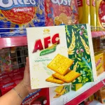Chỗ sỉ bánh Afc Vị Rau - Bánh Kinh Đô Afc Dinh Dưỡng 279,5g (13 Gói x 21,5g)