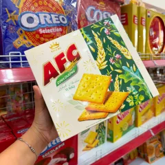 Chỗ sỉ bánh Afc Vị Rau - Bánh Kinh Đô Afc Dinh Dưỡng 279,5g (13 Gói x 21,5g)