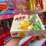 Chỗ sỉ bánh Afc Vị Rau - Bánh Kinh Đô Afc Dinh Dưỡng 279,5g (13 Gói x 21,5g)