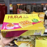 Shop sỉ bánh Bông Lan Bibica Hura Deli Hương Sữa Dâu 336g (12 Gói x 28g)