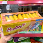 Bánh Bông Lan Cuộn Kem Solite 3 Vị (Lá Dứa, Bơ Sữa, Dâu) - Hộp 360g