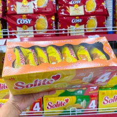 Bánh Cuộn Bông Lan Solite Bơ Sữa Hộp Giấy 396g