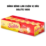 Nơi lấy sỉ bánh Bông Lan Cuộn Solite Vị Dâu Hộp Giấy 180g