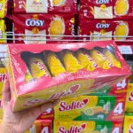 Solite Bánh Bông Lan Cuộn Vị Dâu Hộp Giấy Lớn 396g