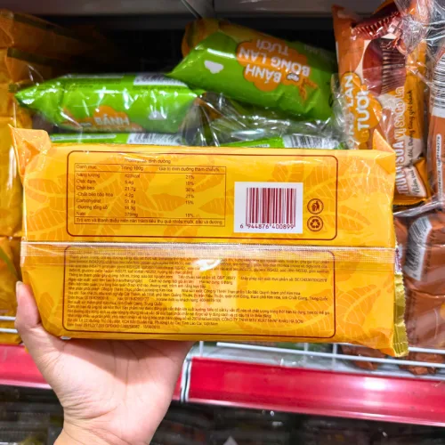 Nguồn hàng sỉ bánh Bông Lan Laobeijing Foods Vị Sữa Chuối Khay 183g