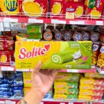 Solite Kinh Đô Bánh Bông Lan Cuộn Kem Cốm Non Sữa Dừa 360g, 20 Gói