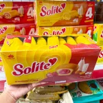 Bánh Solite Bông Lan Tròn Nhân Kem Dâu 324g