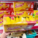 Bánh Solite Bông Lan Tròn Nhân Kem Dâu 324g