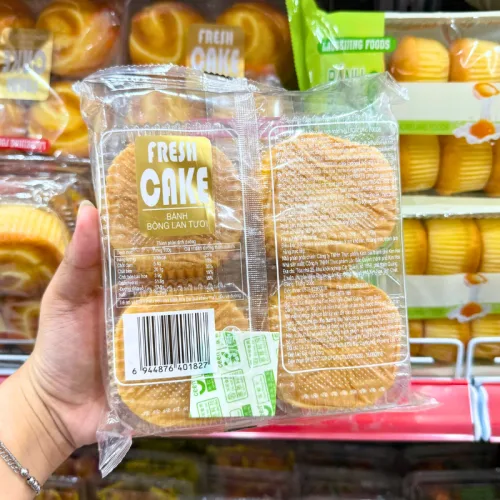 Nơi lấy sỉ bánh Bông Lan Tươi Laobeijing Foods Vị Bơ Sữa Khay 4 Cái 183g