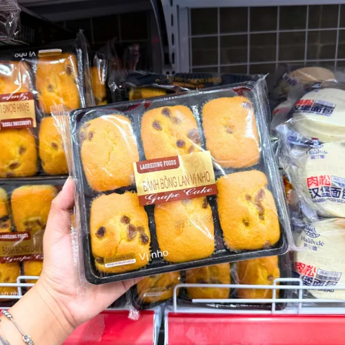 Bánh bông lan Laobeijing Foods vị nho 183g, khay 6 cái – một lựa chọn đáng tham khảo trong Laobeijing Foods