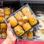 Bánh bông lan Laobeijing Foods vị nho 183g, khay 6 cái