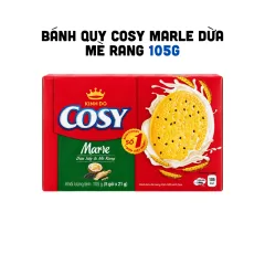 Bánh quy Cosy Marie Kinh Đô dừa sấy mè rang 105g, 5 gói x 21g