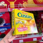 Bánh Custas kem trứng Orion hộp 12 gói 282g