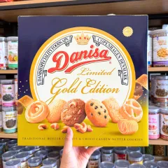 Chỗ sỉ bánh Danisa Limited Gold Edition 792g - Bánh Quy Bơ Danisa - Hộp Quà Tết