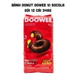 Bánh Donut Doowee nhân vị socola, 12 cái, 348g
