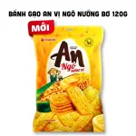Nguồn hàng sỉ bánh Gạo Nướng AN Vị Ngô Nướng Bơ Orion 120g