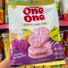 Chỗ sỉ bánh Gạo One One Khoai Lang Tím 166gr