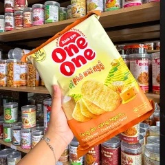 Nguồn hàng sỉ bánh Gạo ONE ONE Vị Phô Mai Bắp 118g Bịch Màu Cam
