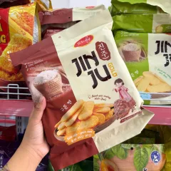 Shop sỉ bánh Gạo Richy Jinju Vị Bò Nướng Tiêu 134.4g