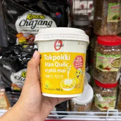 Chuyên sỉ bánh Gạo Tokpokki Hàn Quốc Vị Phô Mai O'Food Hộp 140g