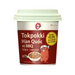 Bánh gạo Tokpokki vị tương đen O'Food Hàn Quốc, hộp 140g