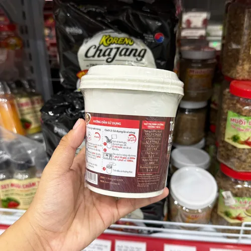 Bánh gạo Tokpokki vị tương đen O'Food Hàn Quốc, hộp 140g