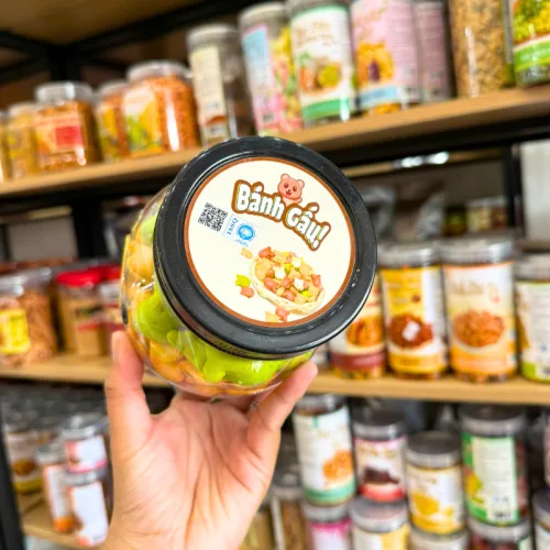 Chuyên sỉ bánh Gấu Mix 3 Vị Thơm Ngon 500g - Hộp Gấu Lớn