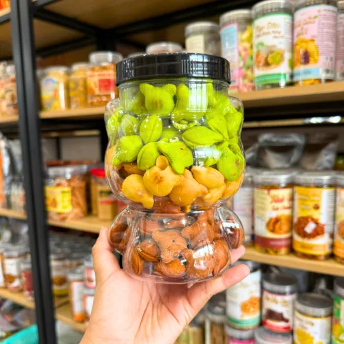 Chuyên sỉ bánh Gấu Mix 3 Vị Thơm Ngon 500g - Hộp Gấu Lớn