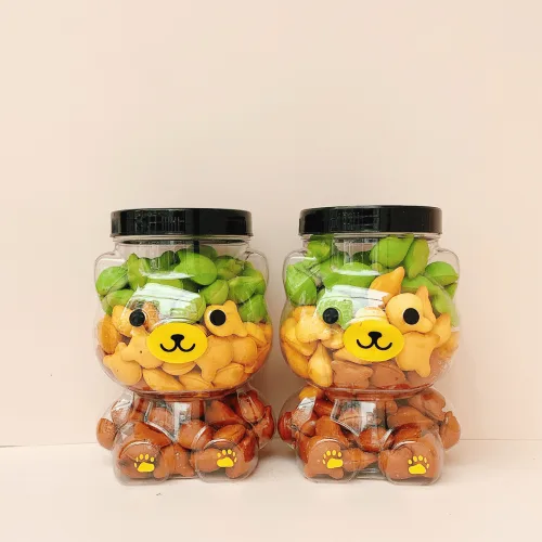 Chuyên sỉ bánh Gấu Mix 3 Vị Thơm Ngon 500g - Hộp Gấu Lớn