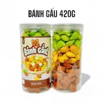 Bánh Gấu Hộp Pet 420g Mix Chùm Ngây, Socola và Truyền Thống
