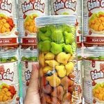 Bánh Gấu Hộp Pet 420g Mix Chùm Ngây, Socola và Truyền Thống