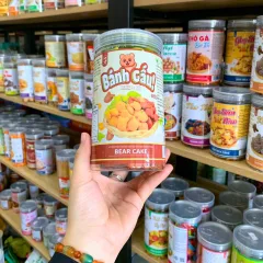 Bánh Gấu 3 Vị Truyền Thống, Socola, Chùm Ngây 350g Hộp PET