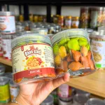 Bánh Gấu Mini Mix 3 Vị Truyền Thống, Socola, Chùm Ngây 200g Hộp Pet