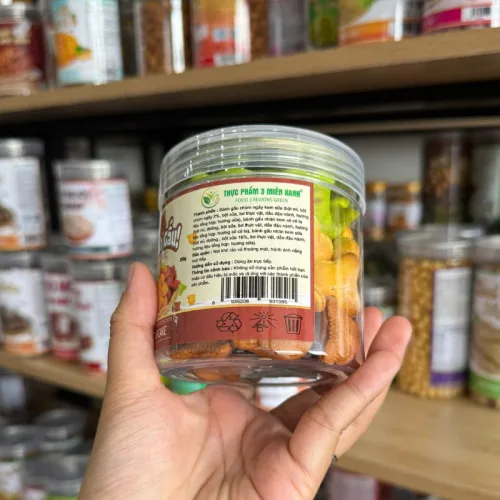 Bánh Gấu Mini Mix 3 Vị Truyền Thống, Socola, Chùm Ngây 200g Hộp Pet
