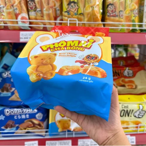 Nơi lấy sỉ bánh Karo Hình Gấu Chà Bông Nhân Phô Mai Richy 192g