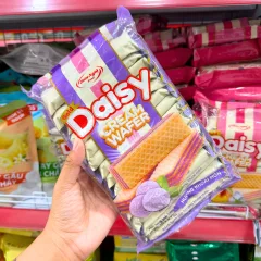 Bánh kem xốp Daisy Hữu Nghị vị khoai môn, gói 145g