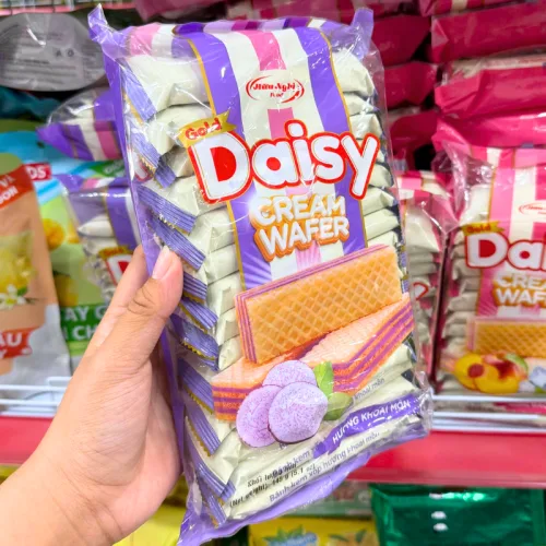 Bánh kem xốp Daisy Hữu Nghị vị khoai môn, gói 145g