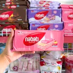Nơi lấy sỉ bánh Kem Xốp NABATI Vị Dâu Dạng Thanh Dài 110g Gói Màu Hồng