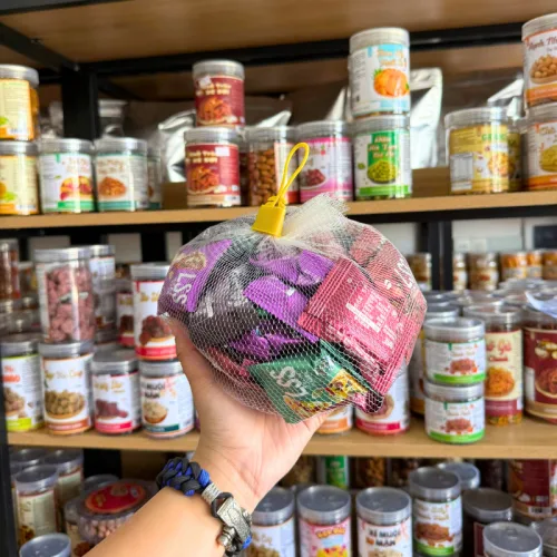 Bánh quy LSS bơ sữa nhân kem túi lưới 500g