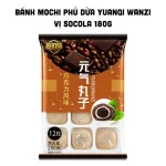 Shop sỉ bánh Mochi Phủ Dừa Yuanqi Wanzi Vị Socola 180g